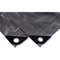Laneetal Lona Funda Protectora Resistente al Agua y Anti-UV Cubierta de Madera Impermeable Gris 3x4m 180g-m² 0930062